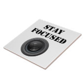 geconcentreerde keramische fototegels tegeltje (Zijkant)