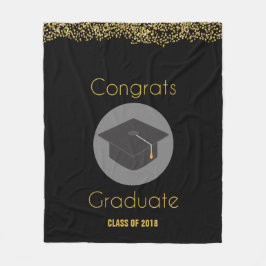 Geconcentreerde oplossing Afstuderen met Faux Gold Fleece Deken