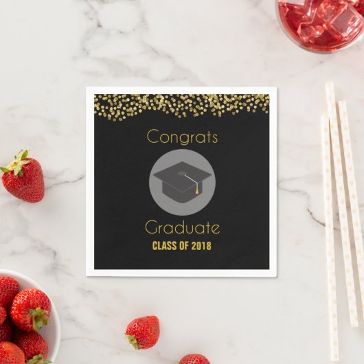 Geconcentreerde oplossing Afstuderen met Faux Gold Servet (Insitu)