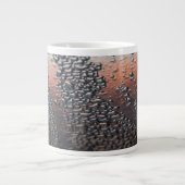 Gecondenseerde waterdruppels grote koffiekop (Voorkant)