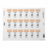 Gecondenseerde zoete maïn conservenstickers etiket (Full Sheet)