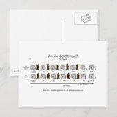 Geconditioneerde Olifant Briefkaart (Voorkant / Achterkant)