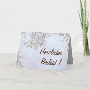 Gecondoleerd ! kaart