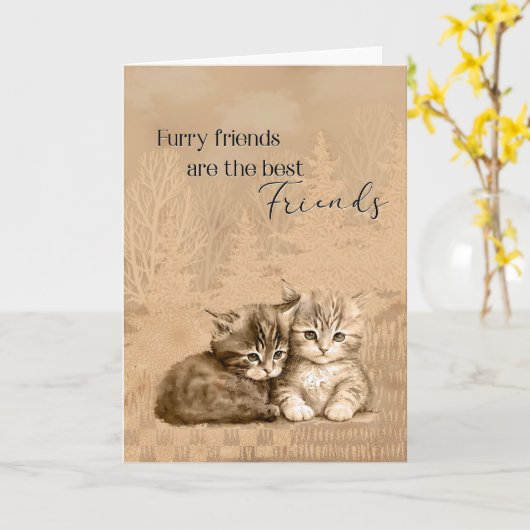 Gecondoleerd met het verlies van uw harige vriende kaart (Gele Bloem)