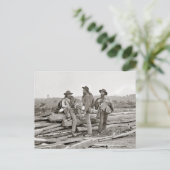Geconfedereerden bij Gettysburg, 1863 Briefkaart (Staand voorkant)