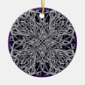 Geconfronteerd glas keramisch ornament (Voorkant)