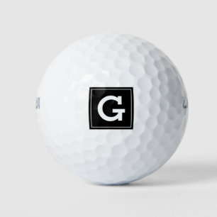 Gecongrammeerde golfballen met aangepaste initiaal