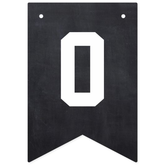 Gecongraten Afstudeerder Chalkboard Bunting Flags Vlaggetjes (Derde vlag)