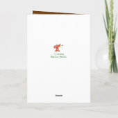 Gecongratie Prijsondergang Dove Turtle Dove Kaart (Achterkant)