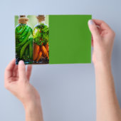 Geconserveerde groenten flyer (Hand)