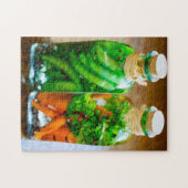 Geconserveerde groenten legpuzzel (Horizontaal)