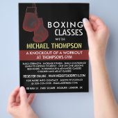 Geconsoldeerde handschoenen met pendelaars, reclam flyer (Hand)