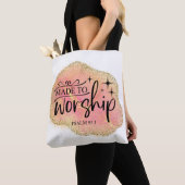 Geconsolideerd tot werk tote bag (Dichtbij)