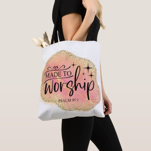 Geconsolideerd tot werk tote bag (Dichtbij)