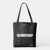 Geconsolideerd tot werk tote bag (Achterkant)