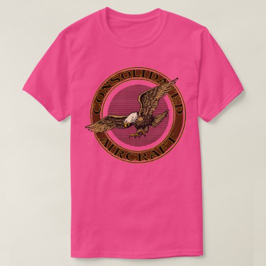 Geconsolideerd Vliegtuig VS T-shirt (Design voorkant)