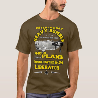 Geconsolideerde B24 Liberator Veterans Dag T-shirt