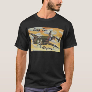 Geconsolideerde B-24 Liberator Wereldoorlog II Vin T-shirt