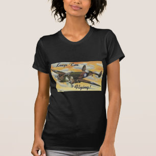 Geconsolideerde B-24 Liberator Wereldoorlog II Vin T-shirt