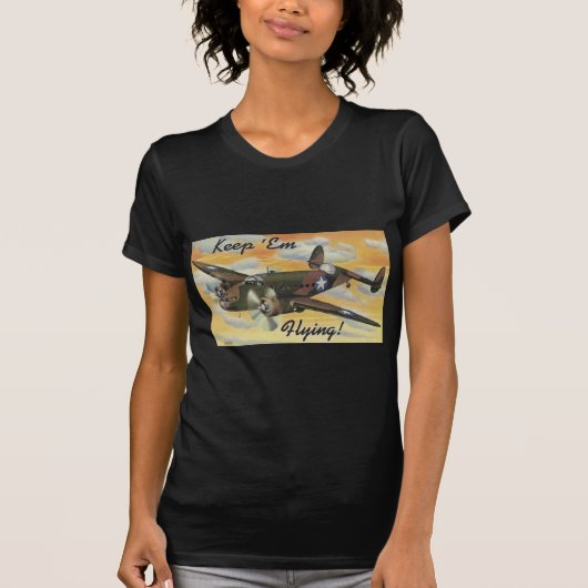 Geconsolideerde B-24 Liberator Wereldoorlog II Vin T-shirt (Voorkant)