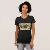 Geconsolideerde B-24 Liberator Wereldoorlog II Vin T-shirt (Voorkant volledig)