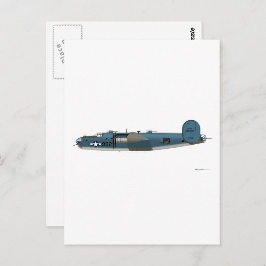 Geconsolideerde PB4Y-1-bevrijder Briefkaart (Voorkant / Achterkant)