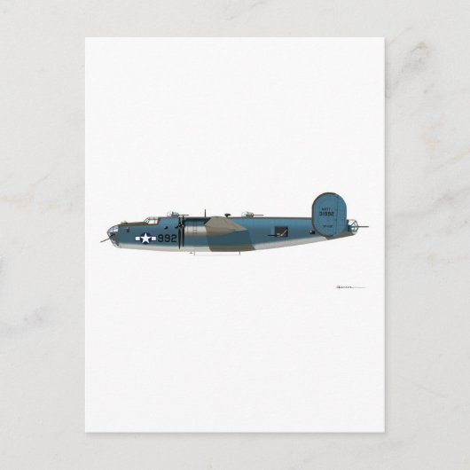 Geconsolideerde PB4Y-1-bevrijder Briefkaart (Voorkant)