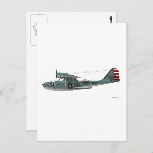 Geconsolideerde PBY-5A Catalina Briefkaart (Voorkant / Achterkant)