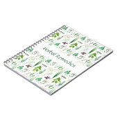 Geconsorteerd kruidenontwerp-Notitieboek Notitieboek (Linkerzijde)