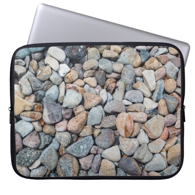 Geconsorteerde steenpartij laptop sleeve (Voorkant)