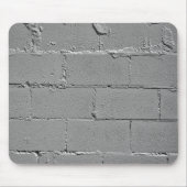 Geconstateerde grijze cementmuur muismat (Voorkant)