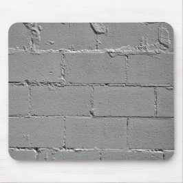 Geconstateerde grijze cementmuur muismat