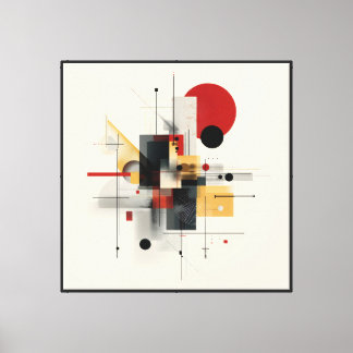 Geconstrueerd Evenwicht Canvas Afdruk
