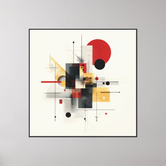 Geconstrueerd Evenwicht Canvas Afdruk (Voorkant)