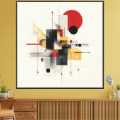 Geconstrueerd Evenwicht Canvas Afdruk (Insitu (Woonkamer))