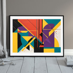 Geconstrueerde Beweging Poster