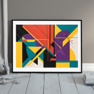 Geconstrueerde Beweging Poster