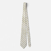 Geconstrueerde Elektrische Techniek op Wit Stropdas (Voorkant)