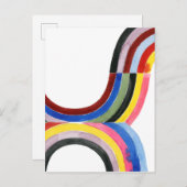 Geconstrueerde regenboog - Verticaal Briefkaart (Voorkant / Achterkant)