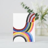 Geconstrueerde regenboog - Verticaal Briefkaart (Staand voorkant)