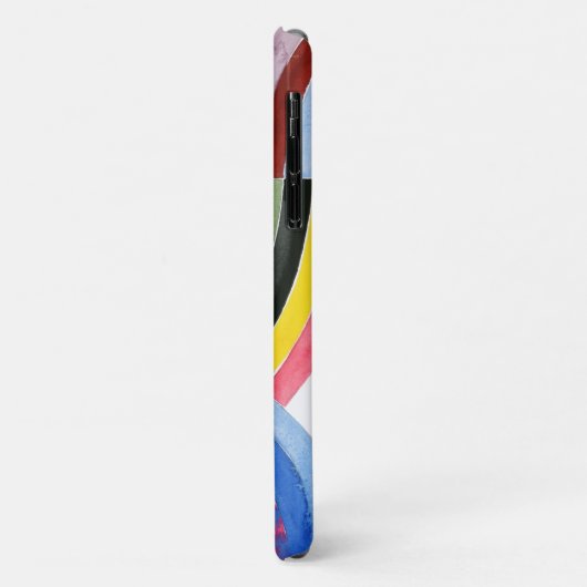 Geconstrueerde regenboog - Verticaal Case-Mate iPhone Case (Achterkant/links)