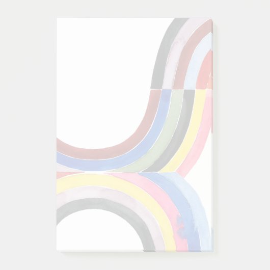 Geconstrueerde regenboog - Verticaal Post-it® Notes (Voorkant)