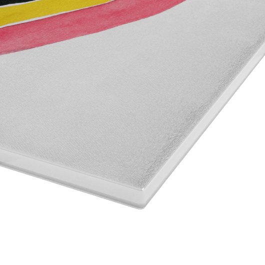 Geconstrueerde regenboog - Verticaal Snijplank (Hoek)