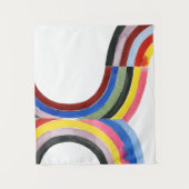 Geconstrueerde regenboog - Verticaal Wandkleed (Voorkant)