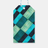 Gecontextureerd uiterlijk van label met houten ges cadeaulabel (Voorkant)