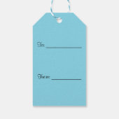 Gecontextureerd uiterlijk van label met houten ges cadeaulabel (Achterkant)