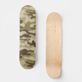 Gecontextureerde Groene Camo Persoonlijk Skateboard (Voorkant)