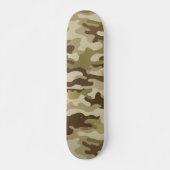 Gecontextureerde Groene Camo Persoonlijk Skateboard (Voorkant)