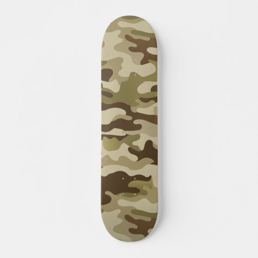 Gecontextureerde Groene Camo Persoonlijk Skateboard (Voorkant)