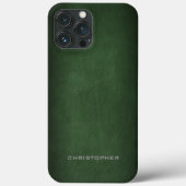 Gecontextureerde look met Groen Manly Design Case-Mate iPhone Case (Achterkant)